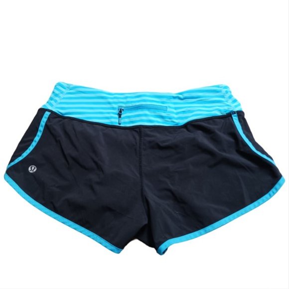 Lululemon Wet Dry Warm Speed Shorts.  Size 6 - Picture 3 of 7